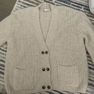 NEW Zara Beige Cardigan!
